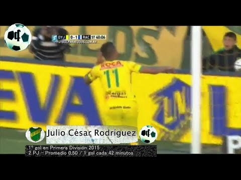 Gol Julio César Rodríguez - Defensa y Justicia 1 Vs Racing Club 1 - Primera División 2015