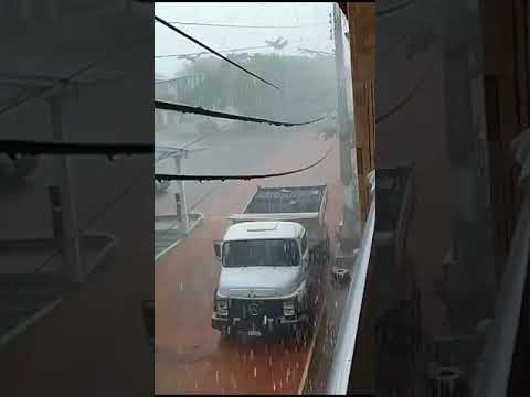 Chuva na tarde desta segunda-feira em São Felipe, Tremedal - Bahia
