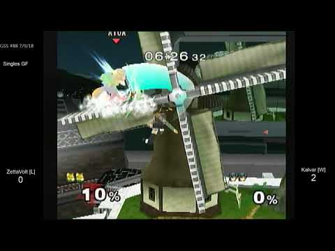 GSS 88 SSBM - ZettaVolt [L] (Falco, Fox) vs. Kalvar [W] (Marth) - Melee GF