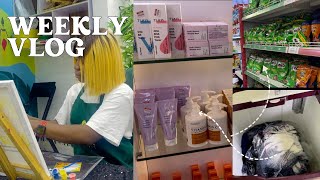 VLOG: Painting, Skincare Haul, Grocery Shopping, Laundry Day