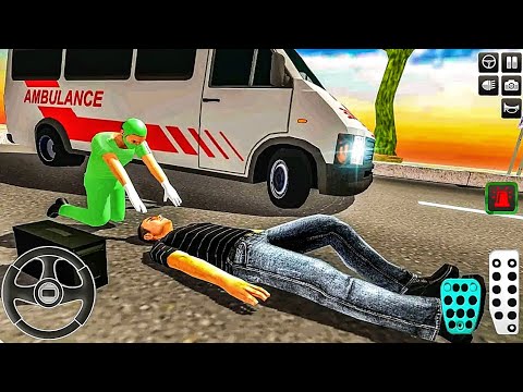 Real City Ambulance Simulator & 911 Emergency Driving Game - Ambulance Game - Android Gameplay