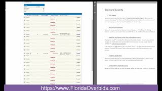 Broward County FL: Locate the Documents (Tax Deed Auctions and Excess Proceeds)