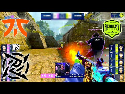 Young Ninjas vs fnatic Rising - WePlay Academy League Season 1 Finals | CSGO HIGHLIGHTS