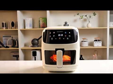 фото аэрогриль аэрофритюрница oulemei 1350ватт olm-kzf002 новый гарантия год 6л 0