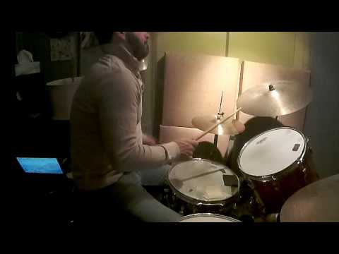 HiHat Beat with sweeping left hand to snare drum