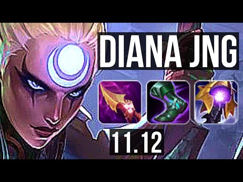 DIANA vs TRUNDLE (JUNGLE) | Rank 4 Diana, 11/2/11, Legendary | EUW Challenger | v11.12