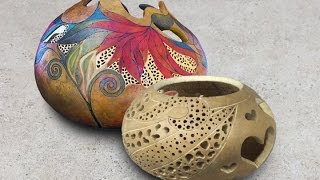 Create Beautiful Carved Gourds with the Fili-Point Burr!