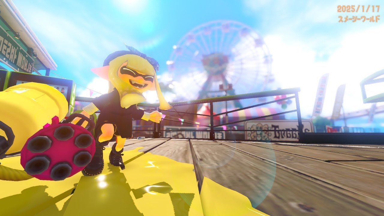 お久しぶりです！！！バレルでとにかくエリア塗ります。【スプラ３】