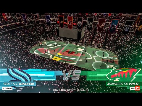Seattle Kraken vs Minnesota Wild 3/27/2023 NHL 23 Gameplay