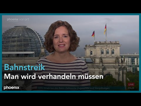 nachgefragt mit Henrike Rosbach zum Bahnstreik der GDL am 02.09.21