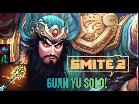 Guan Yu Solo Smite 2 Conquest Gameplay Daybreak Gavel Build