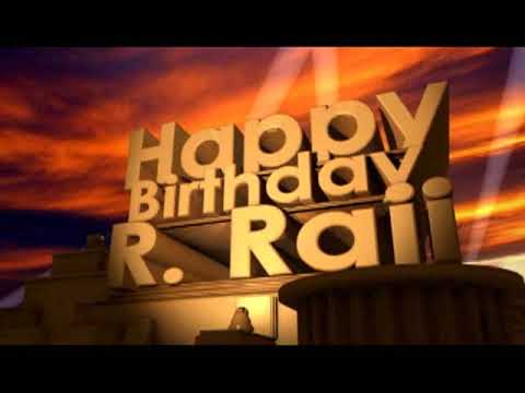 Happy Birthday R  Raji