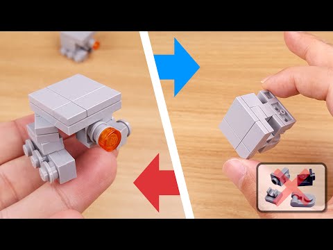LEGO brick Cube Tankbot transformer robot tutorial Cunnonbot #LEGO #MOC #レゴ変形ロボ #レゴアイデア #레고변신로봇