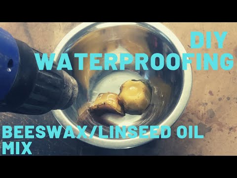 DIY Calico/Canvas Waterproofing- Beeswax and Linseed Oil