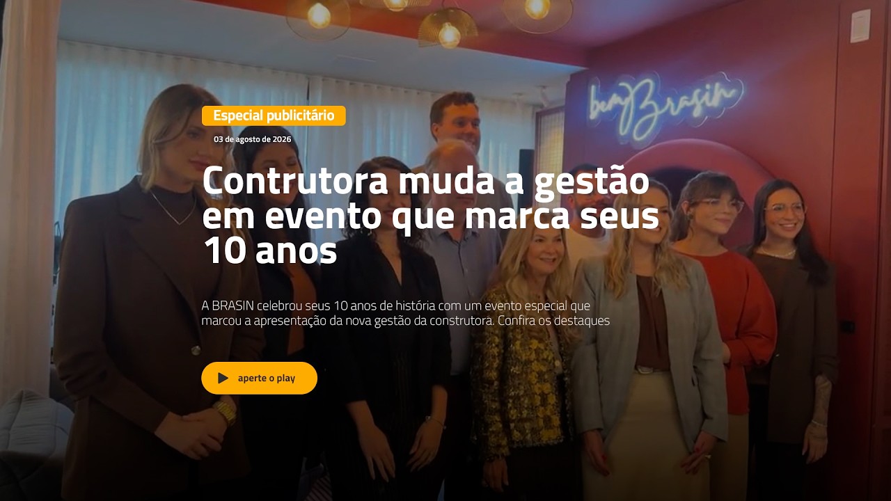 BRASIN | Contrutora muda a gestão em evento que marca seus 10 anos 