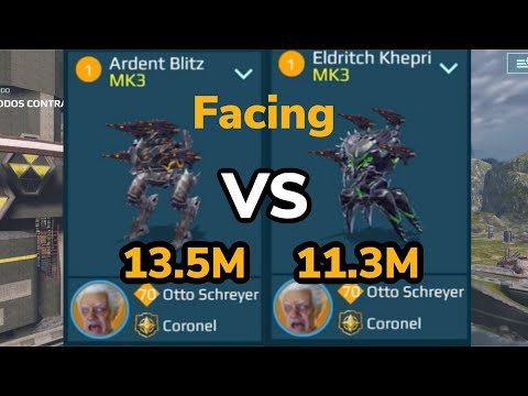 Blitz VS Khepri Spear  FFA | 13.5M  Damage | War Robots Gameplay