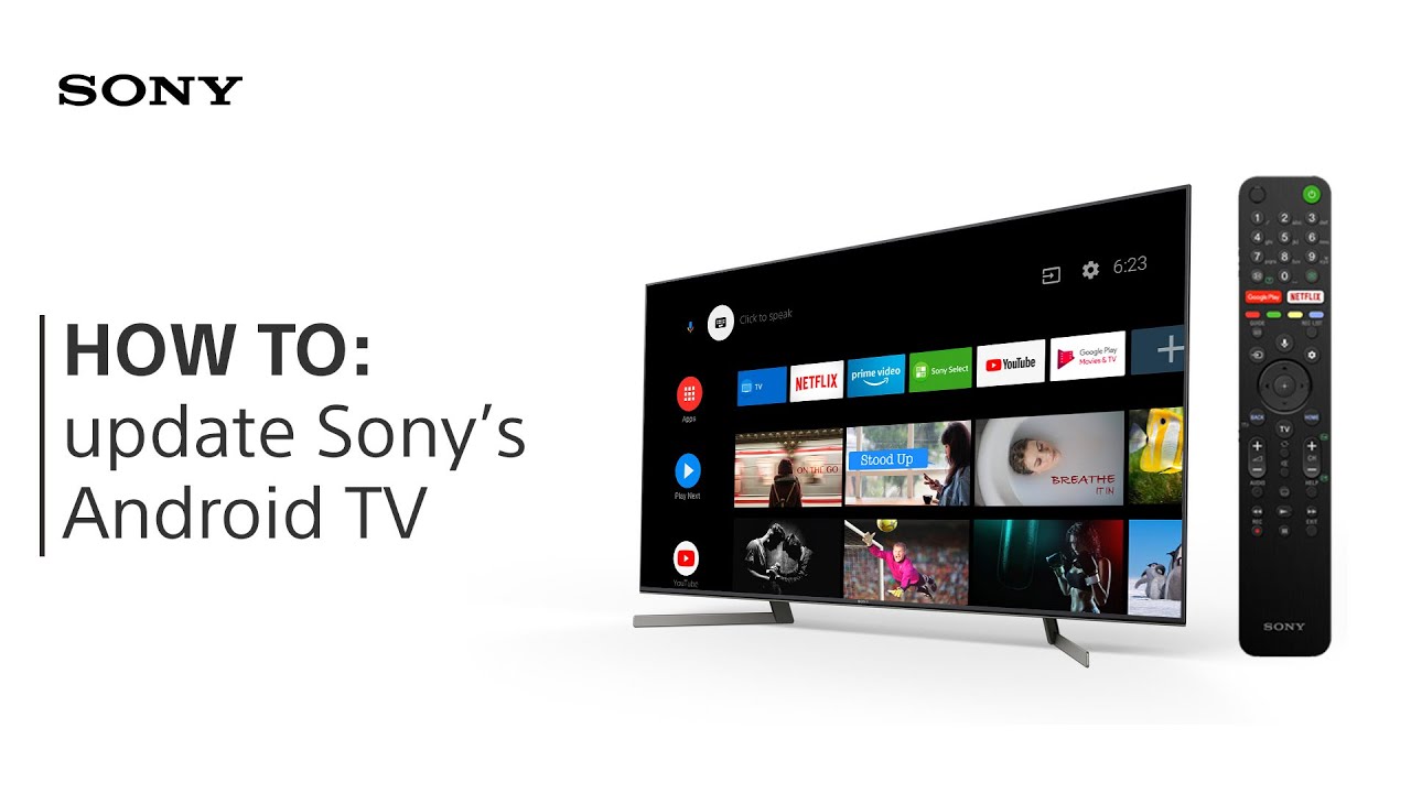 Cómo se realiza una actualización de software en Android TV o Google TV? |  Sony ES