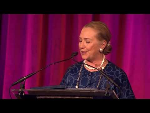 ヒラリー・ローダム・クリントン氏、女性のための世界基金25周年記念式典に出席 (The Honorable Hillary Rodham Clinton at Global Fund for Women's 25th Anniversary Gala)