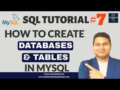 SQL Tutorial 7 How to Create Database and Tables in MySQL