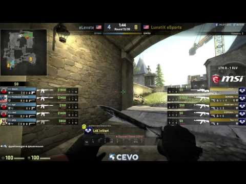 LunatiK eSports vs eLevate Game 2 (CEVO-P CS:GO Season 7) - Sabo & Dust