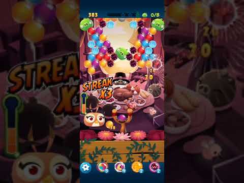 Angry birds pop bubble shooter level 384 NO BOOSTERS |# AngryBirdsPopBubbleShooter