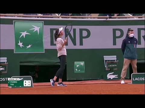 Iconic moment: Patricia-Maria Tig yelling at the French crowd