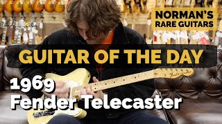 Video thumbnail for Guitar of the Day: 1969 Fender Telecaster Blonde | Norman's Rare Guitars by Normans Rare Guitars