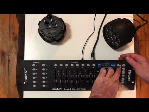 DMX 192 Controller Unboxing and Programming