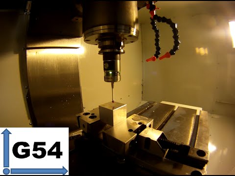 HAAS Super Mini Mill 2 - Setting the G54 Work Offset