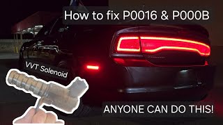 How to Replace VVT Solenoid on a 2011-2023 5.7 hemi Charger/Challenger (P0016 & P000B codes)