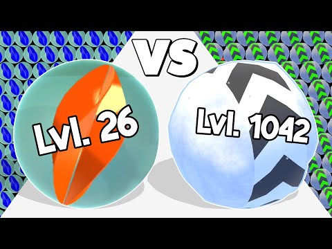 SNOWROLL /vs MARBLE RUN ∞ ASMR Gameplay Android iOS ✦ Ball Run 2048 Merge Master Gameplay