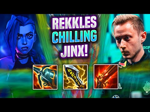 REKKLES CHILLING WITH JINX! - KC Rekkles Plays Jinx ADC vs Jhin! | Season 2022
