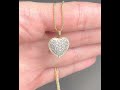 10k Gold Necklace With Heart Pendant