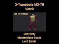 X Transbots MX 70 Varek 3rd Party Masterpiece Scale Lord Zarak 3rdparty Scorponok Zarak Varek