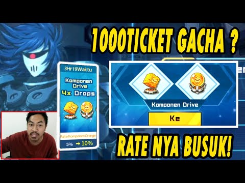 🔥🔥1000TICKET GACHA UNTUK CORE DRIVE KNIGHTS LEVEL 4 [RATE NYA BUSUK] - ONE PUNCH MAN The Strongest