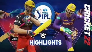 RCB vs KKR | Royal Challengers Bangalore vs Kolkata Knight Riders Match Highlights IPL 15 Cricket 22