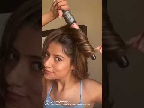 Fast Hair Curling Method | #shorts | Mansi Kukreja