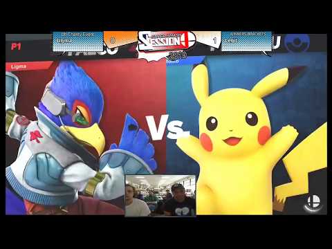 [WINNERS QUARTER FINALS] Charity x Comic SmashUp - Legit (Pikachu) vs Ligma (Falco) ROUND 2
