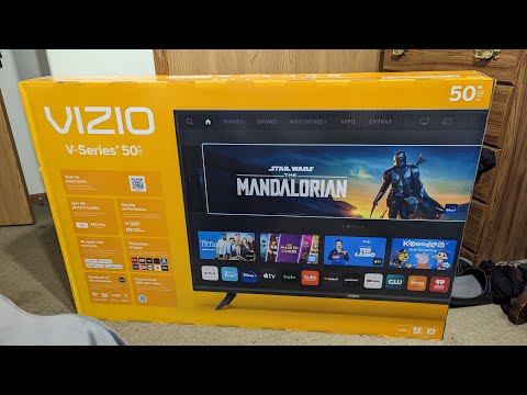 BIG TV ENERGY! 4K 50" VIZIO TV From Walmart Unboxing Overview