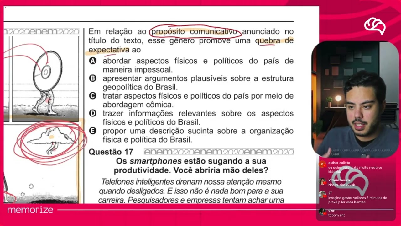 Resolução em Vídeo — Questão 16 ENEM 2020 PPL
