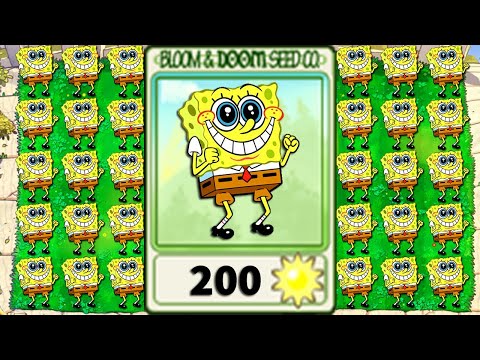 100% Repeater Spongebob vs All Zombotany 2 Mod in Plants vs Zombies Vs. Spongebob