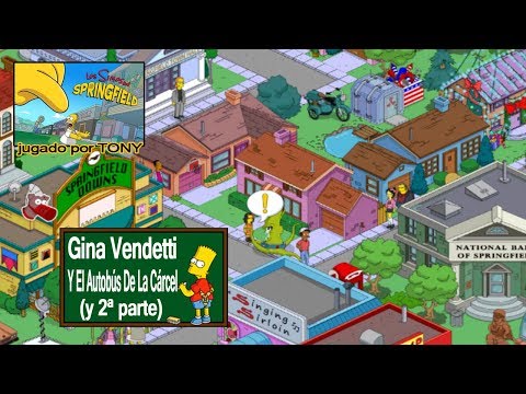 Los Simpson Springfield "Nivel 59 - Gina Vendetti y el autobús de la cárcel (y 2ª parte)" por Tony