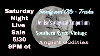 Curated Live Sale Incredible Deals on Unique Vintage Finds! | May 30 @9pm et (6pm pt)