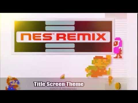 NES Remix [WiiU] - Title Screen Theme Music