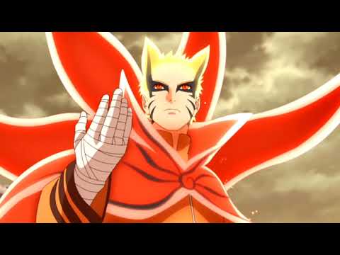 Naruto baryon model VS Isshiki Fight 60fps HD 4K