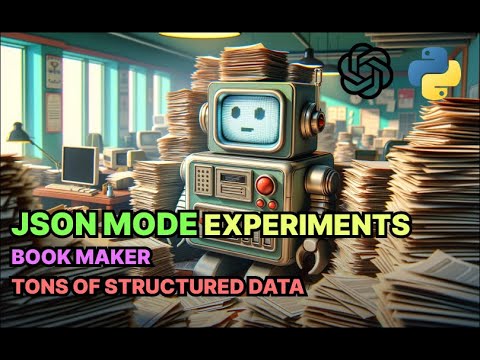 JSON Mode experiments, writing books and gettings tons of structured data out of documents