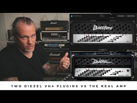 Two DIEZEL VH4 PLUGINS vs THE REAL AMP.