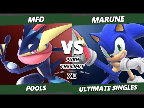 Push the Limit 12 - MFD (Greninja) Vs. MaRune (Sonic) SSBU Ultimate Tournament