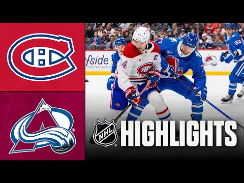 Canadiens vs. Avalanche | NHL Highlights | November 29, 2025