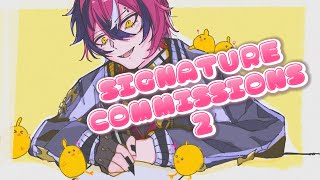 Personal Signatures for Scythekicks 2! [Handwriting Stream]【NIJISANJI EN | Doppio Dropscythe】